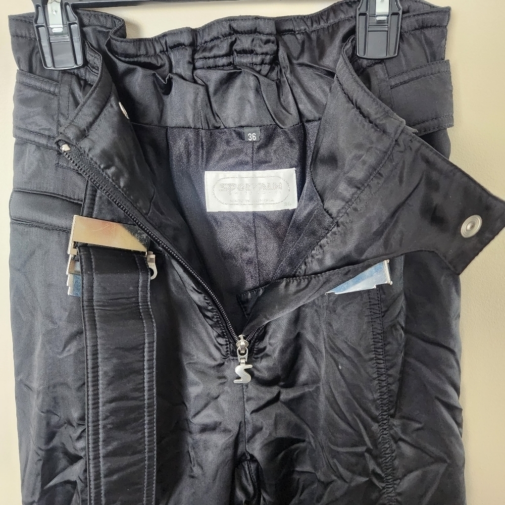 VINTAGE SPORTALM Kitzbühel | Ski / Rave Pants size 36 us size 4 color black - Picture 7 of 13